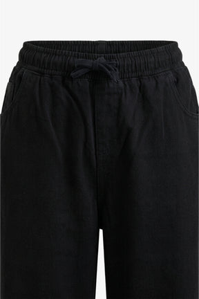 Utility Drawstring Denim Pants