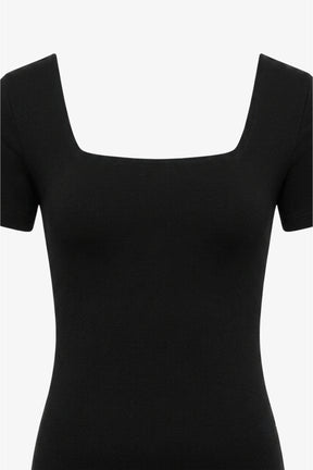 Square Neck Midi Dress