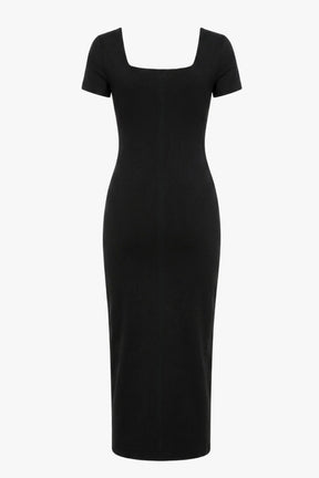 Square Neck Midi Dress