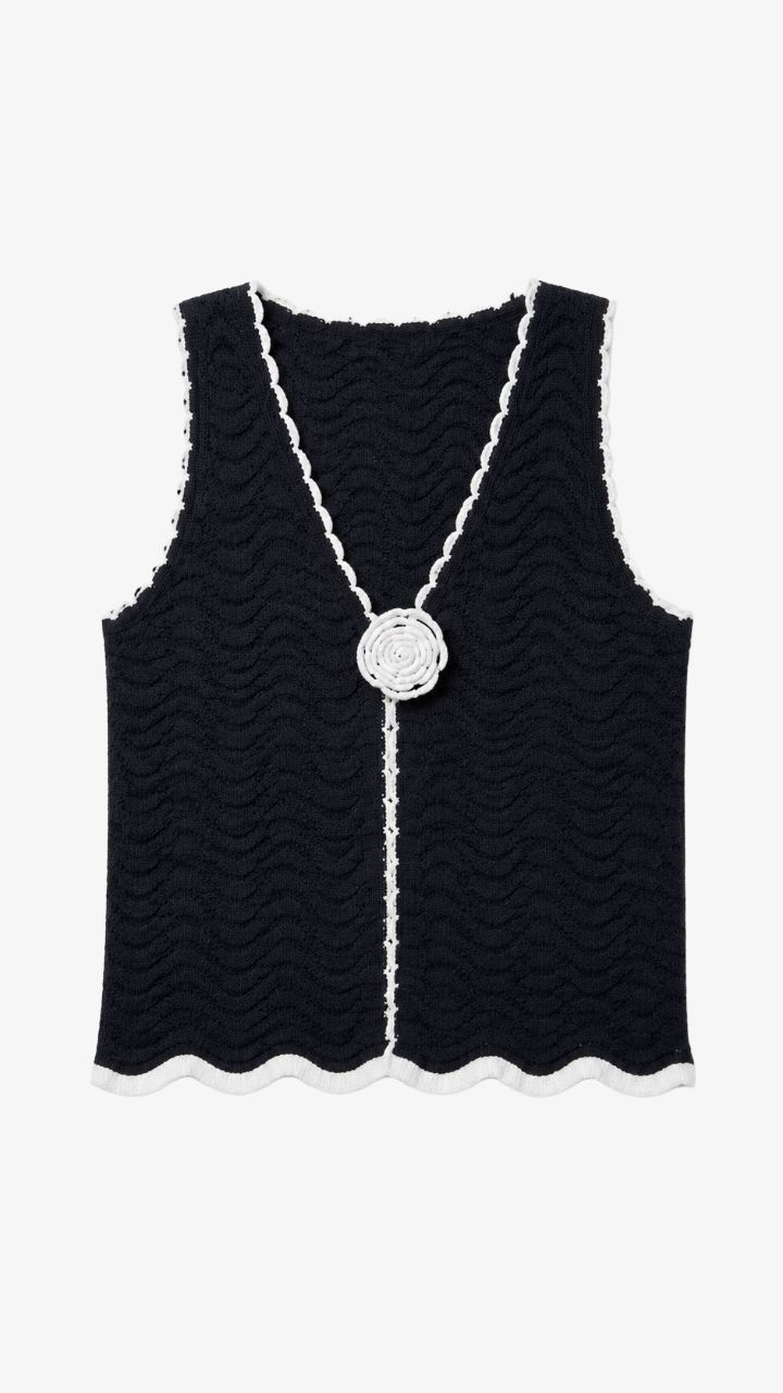 Scalloped Crochet Beach Set