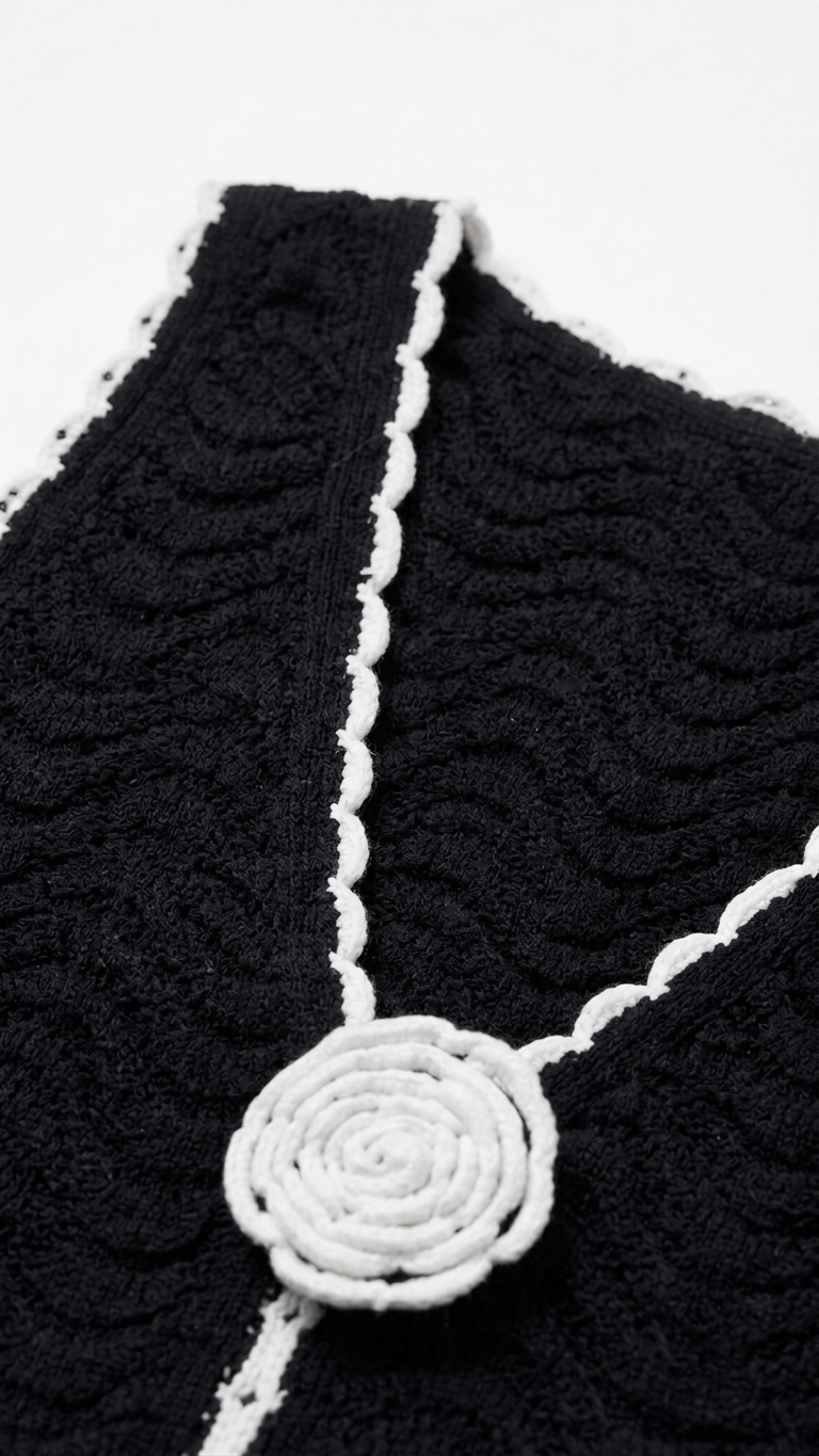 Scalloped Crochet Beach Set