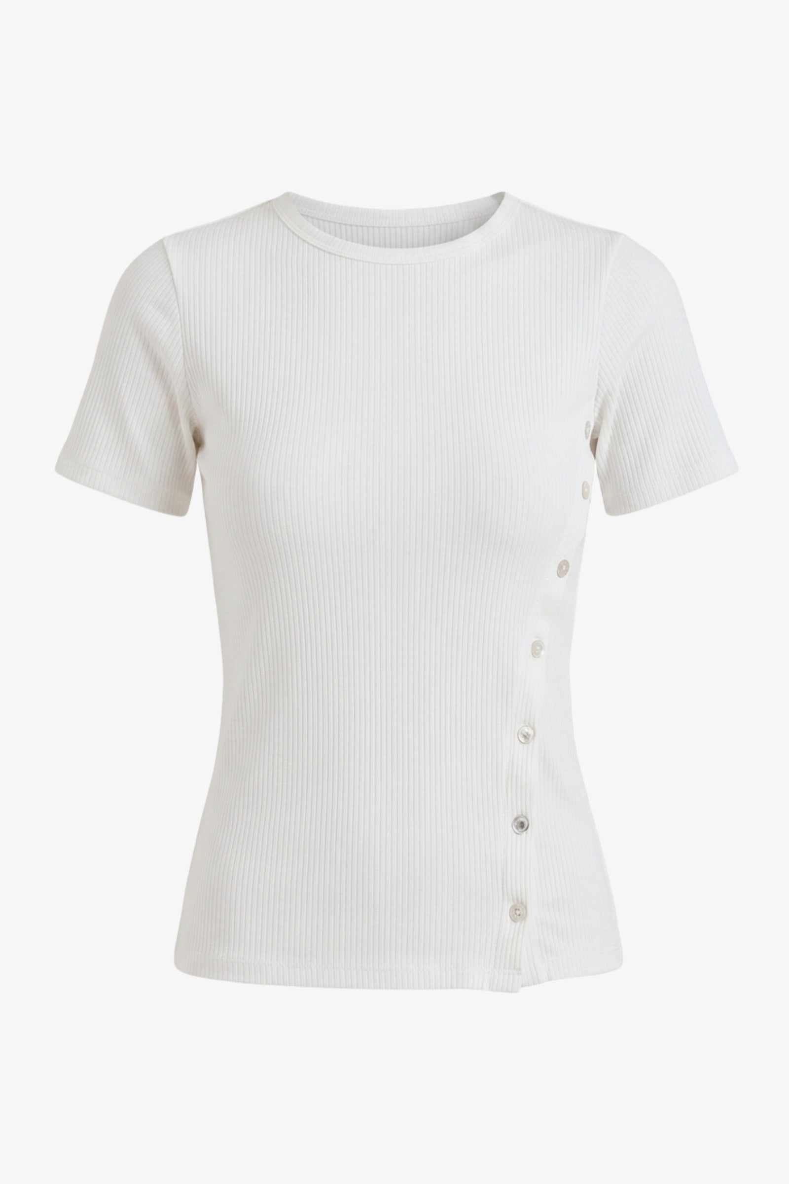Side Button Closure Top