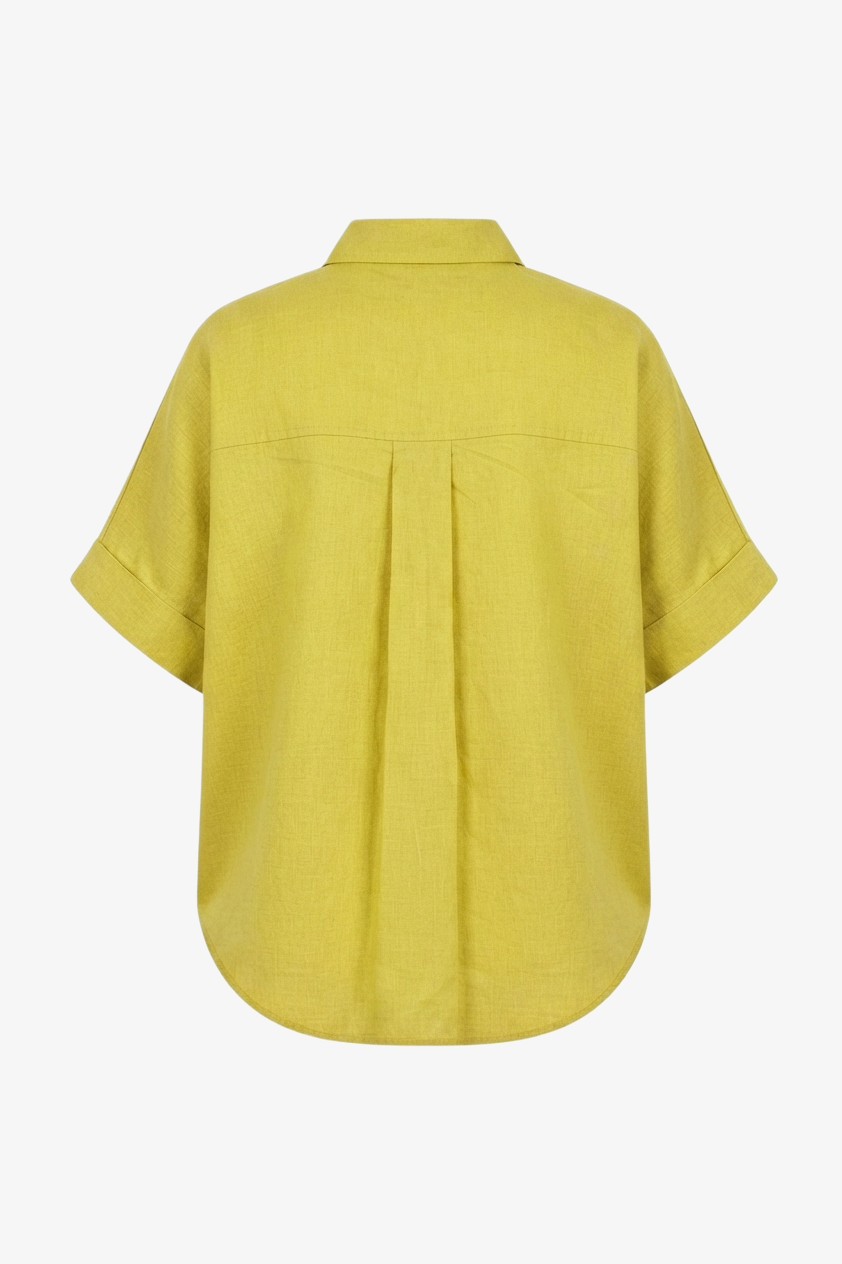 Relaxed Shirt Poncho