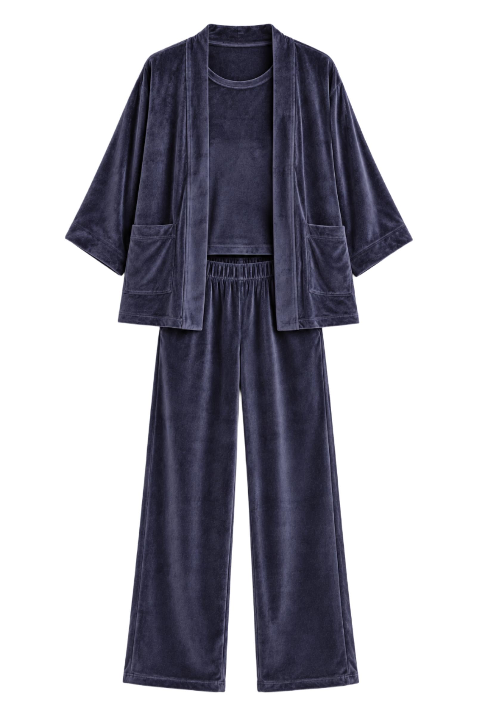 Velvet 3-Piece Pyjama