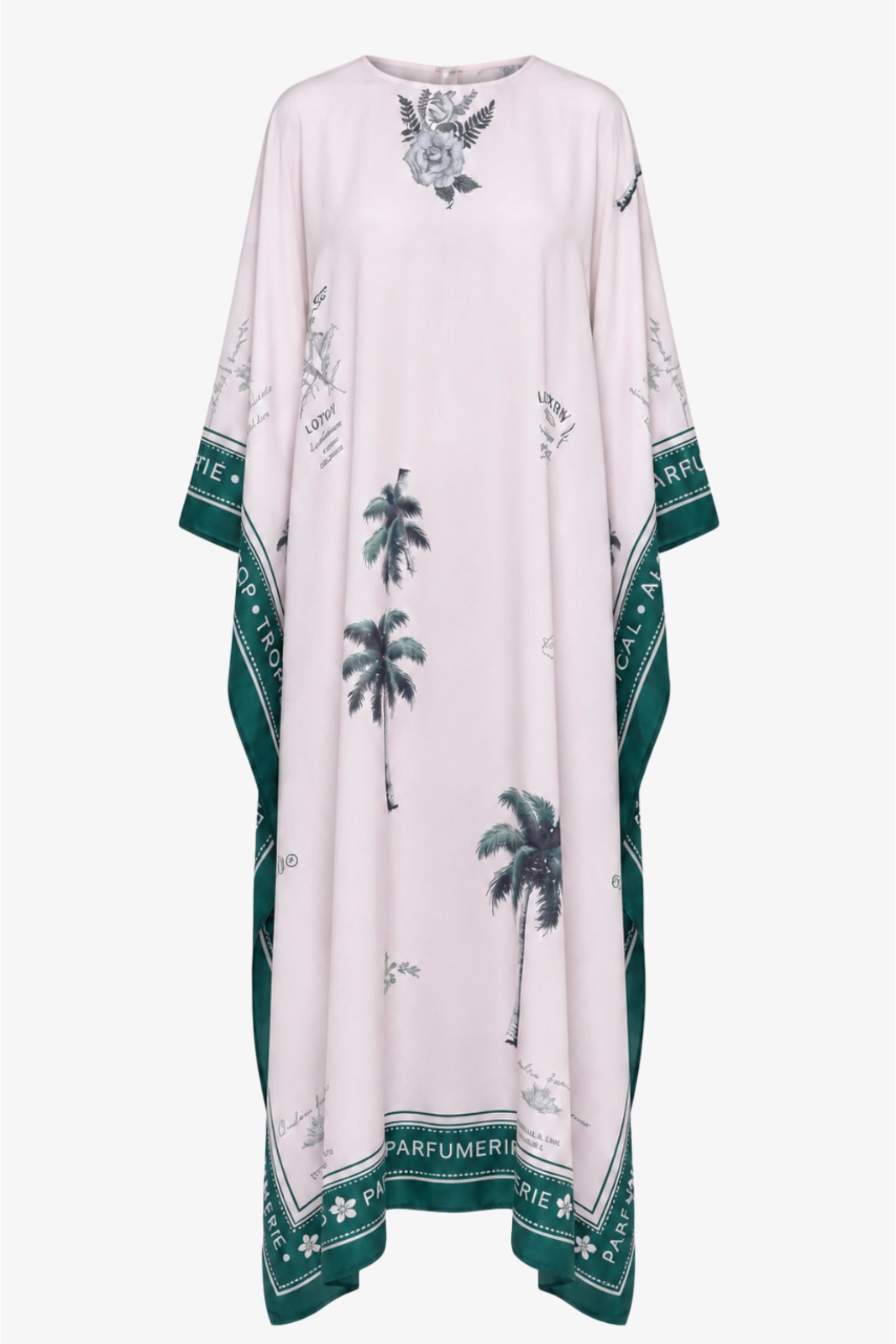 Tropical Graphic Beach Dress