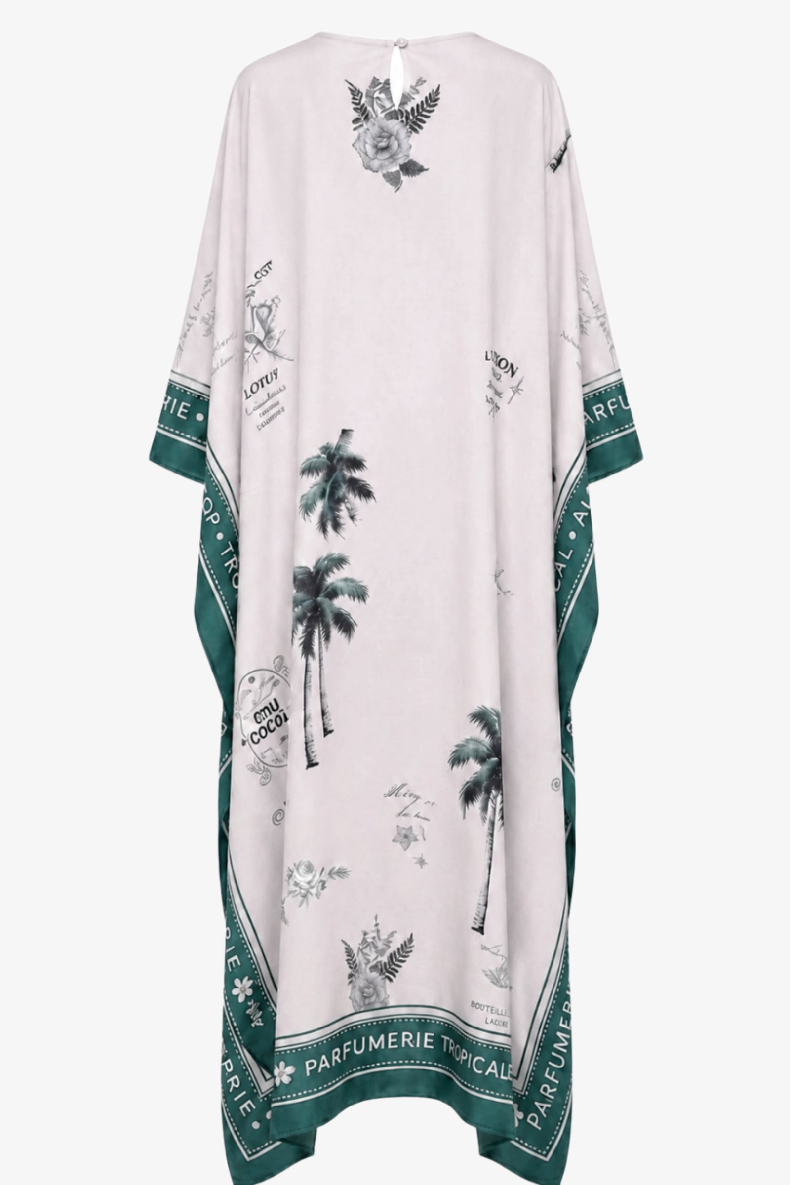 Tropical Graphic Beach Dress