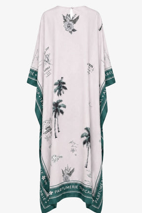 Tropical Graphic Beach Dress