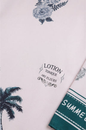 Tropical Graphic Beach Dress