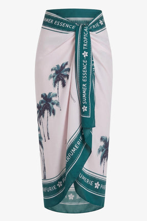 Tropical Print Beach Sarong