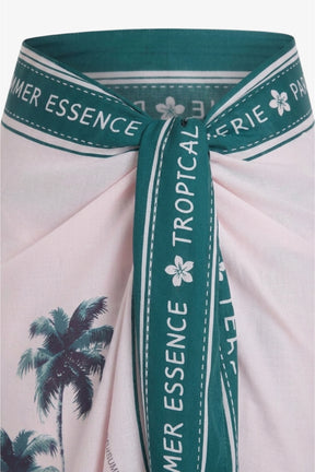 Tropical Print Beach Sarong