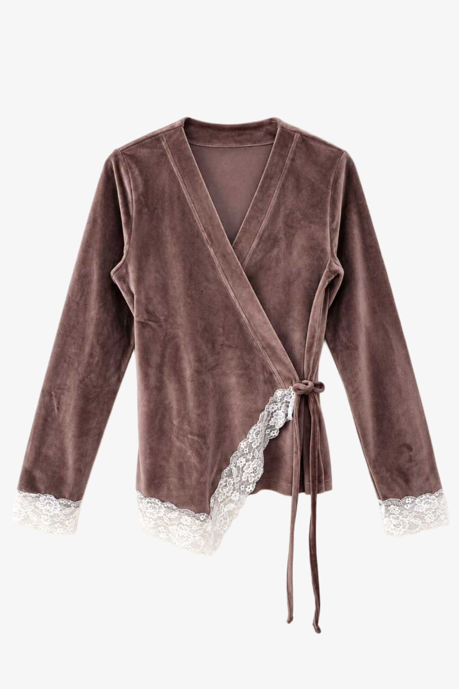 Velvet Side-Tie Pyjama