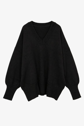 Balloon-Sleeve Pullover