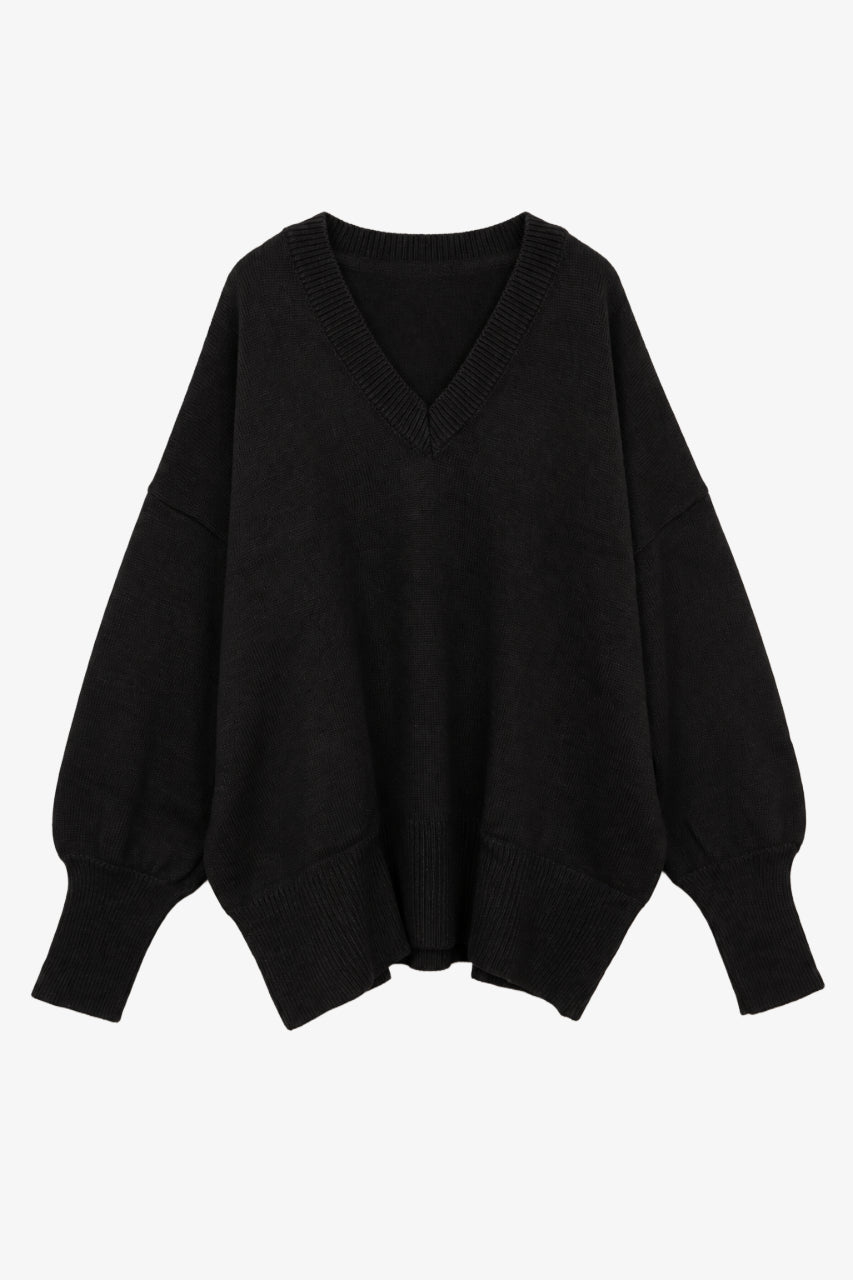 Balloon-Sleeve Pullover