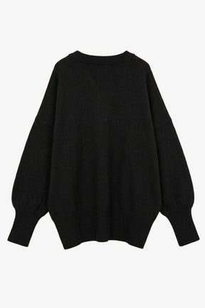 Balloon-Sleeve Pullover