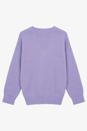 Relaxed V-Neck Pullover