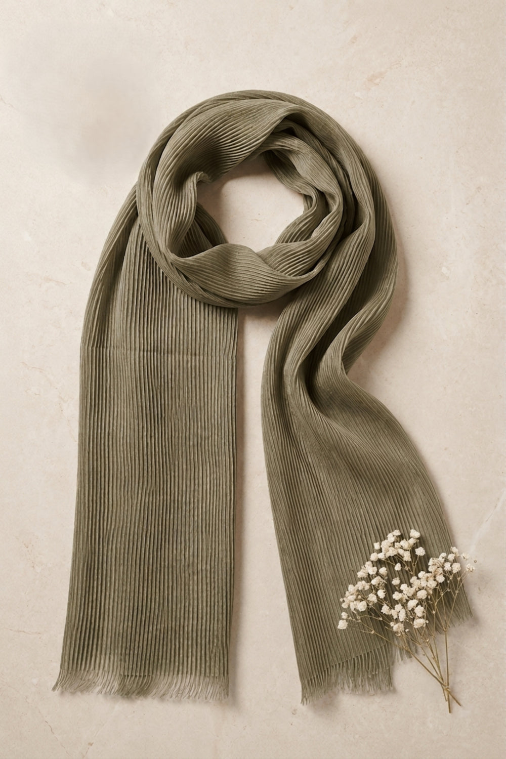 Textured Crinkle Scarf