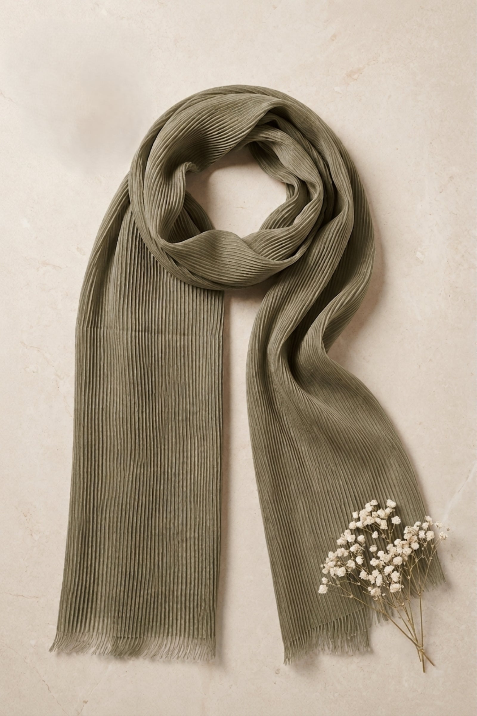 Textured Crinkle Scarf