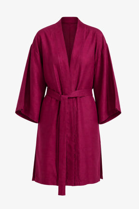 Belted Open-Front Cardigan