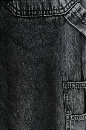 Washed Denim Pants