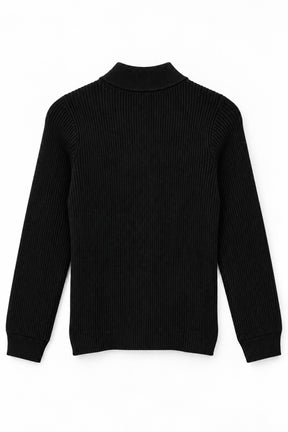 Ribbed Turtleneck Pullover