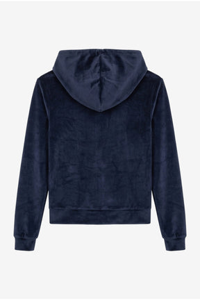 Hooded Zip-Up Velvet Pyjama