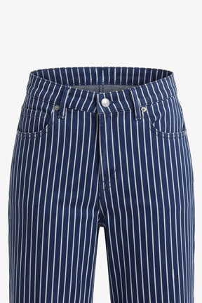 Striped Straight Pants