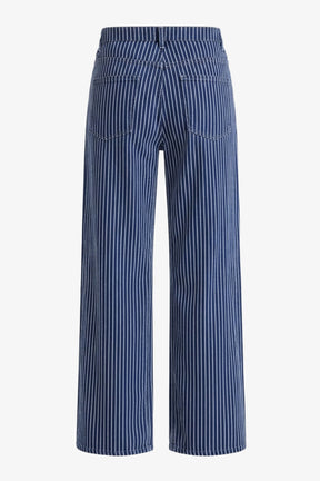 Striped Straight Pants
