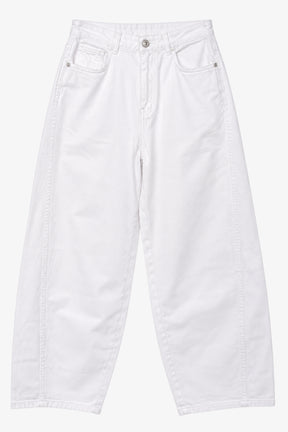 Stitched Panel Denim Pants