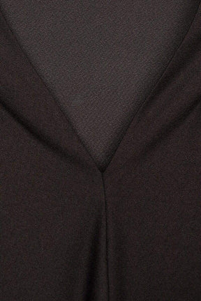 Black Crepe Blouse
