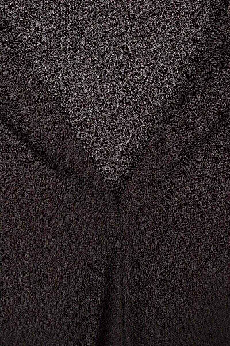 Black Crepe Blouse