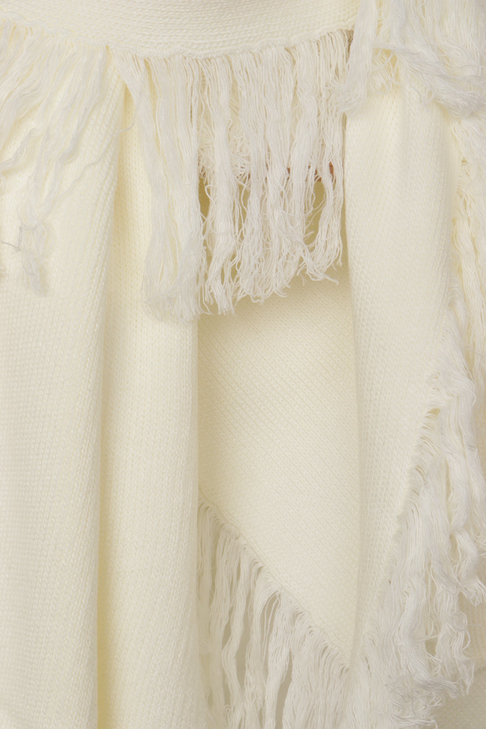 Fringed Knit Scarf