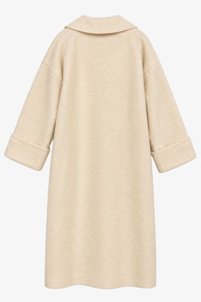 Shawl-Collar Maxi Coat