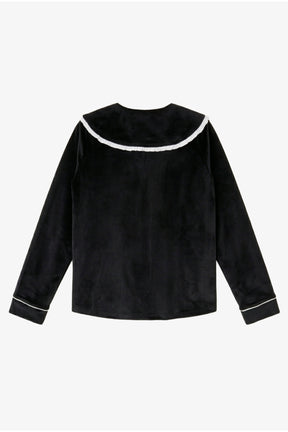 Sailor Collar Velvet Pyjama