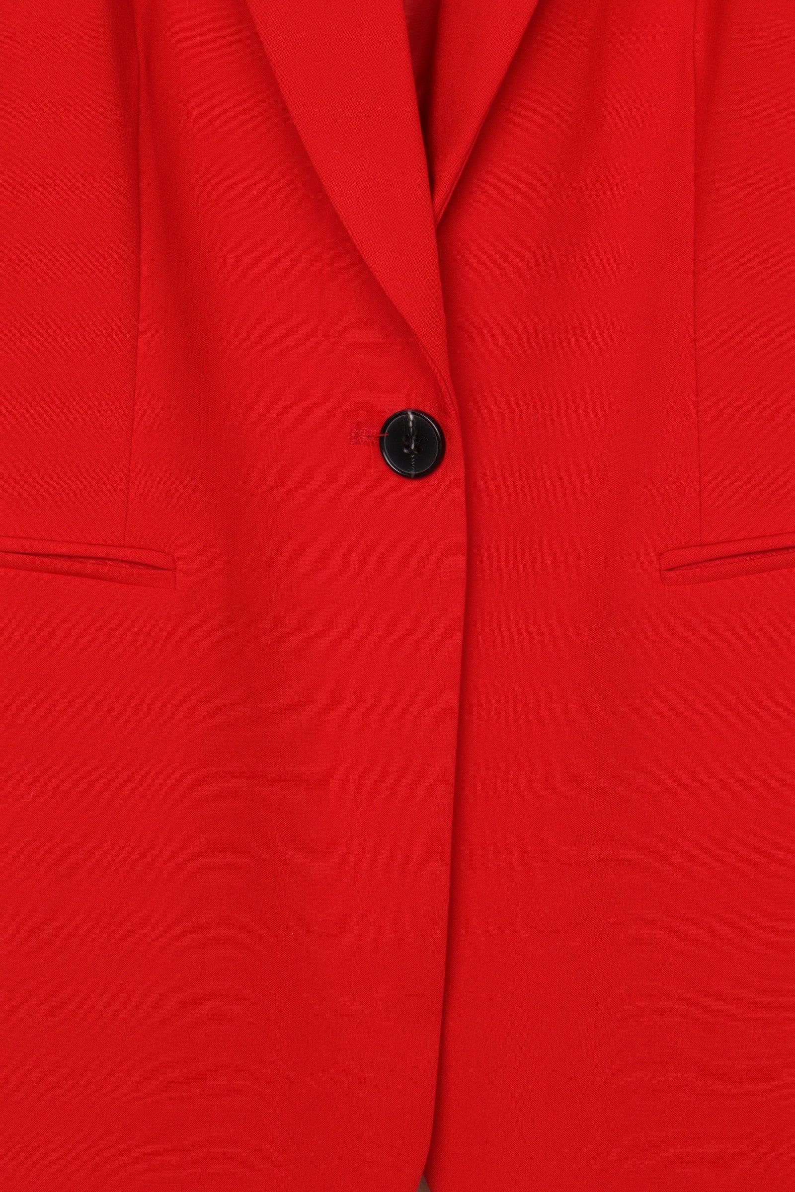Single-Button Structured Blazer