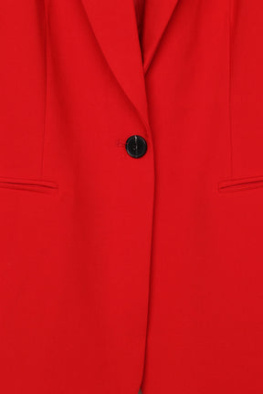 Single-Button Structured Blazer
