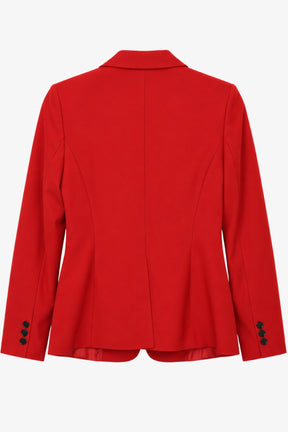 Single-Button Structured Blazer