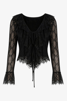 Lace Short Cardigan