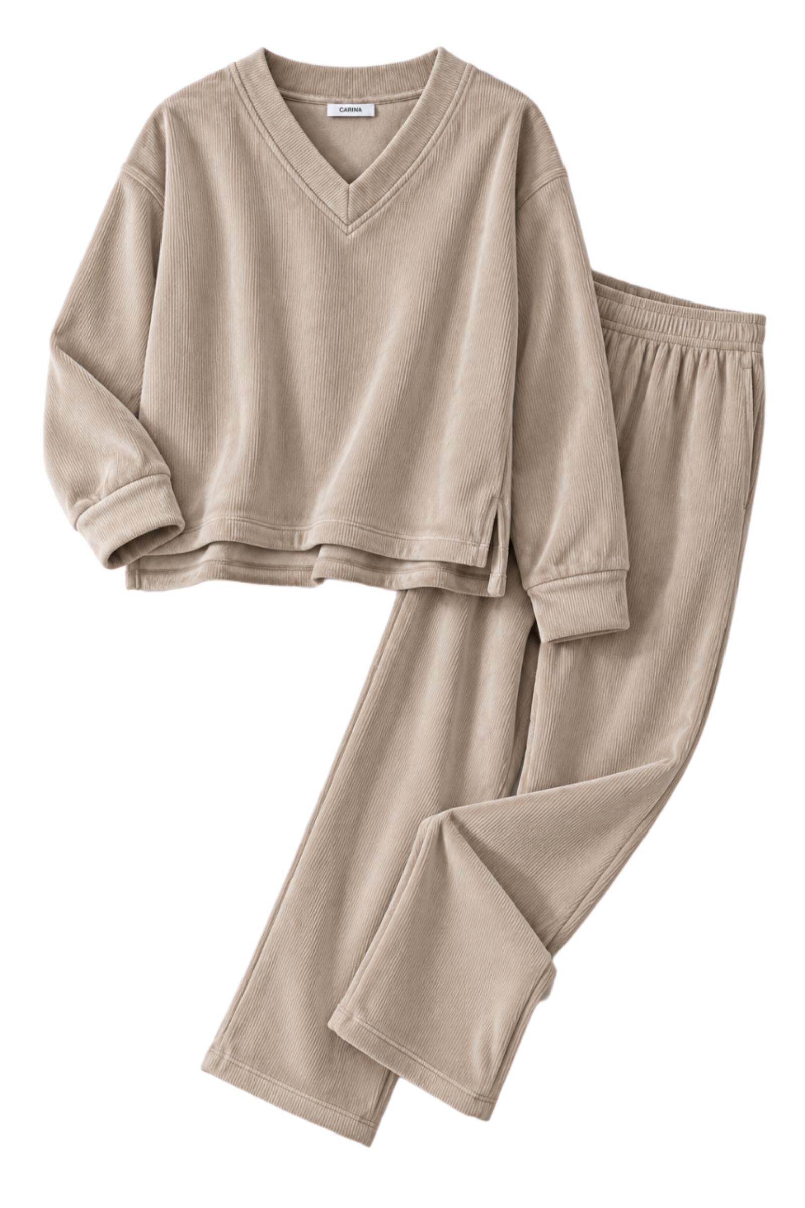 Ribbed Velvet Pyjama