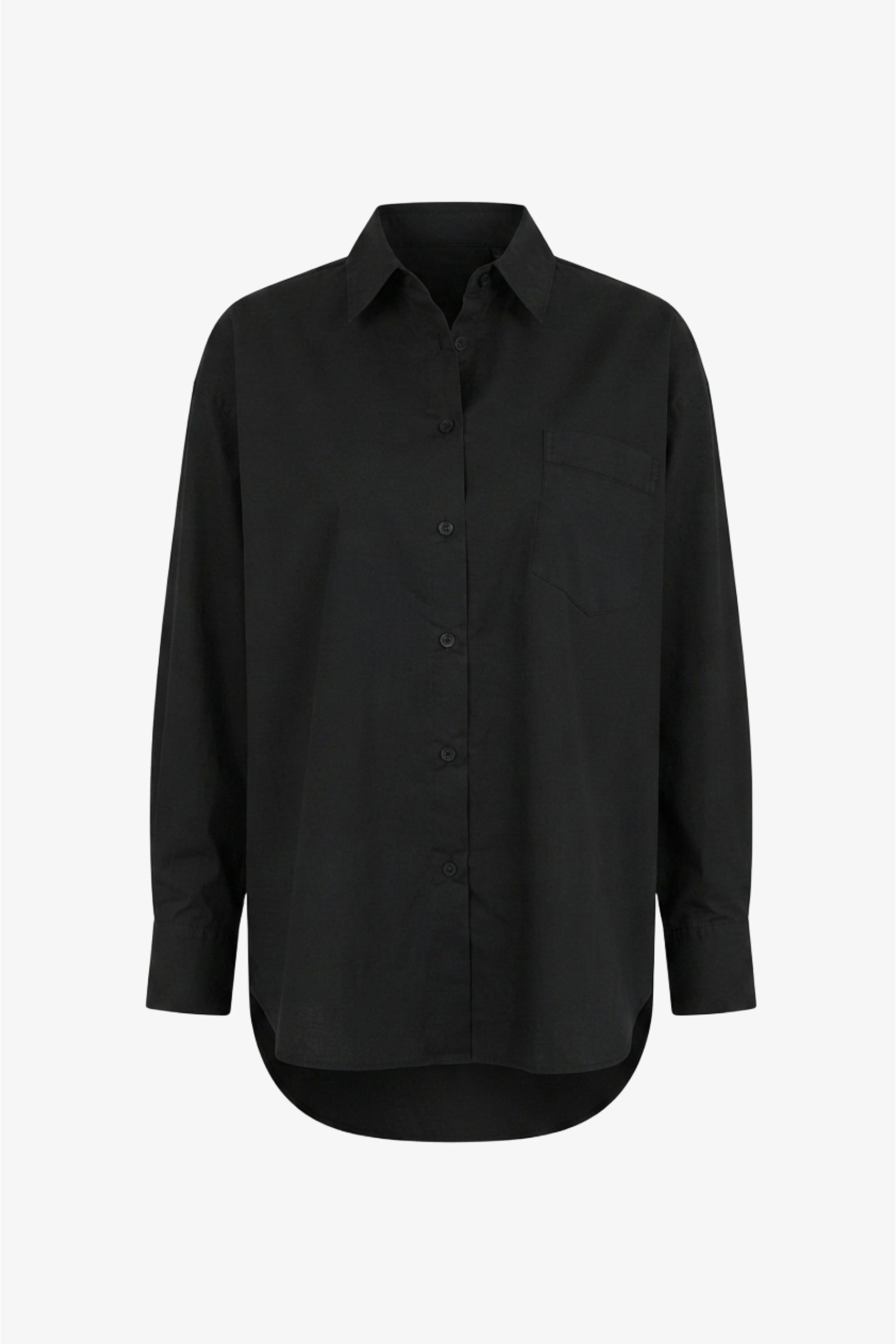 Curved Hem Shirt