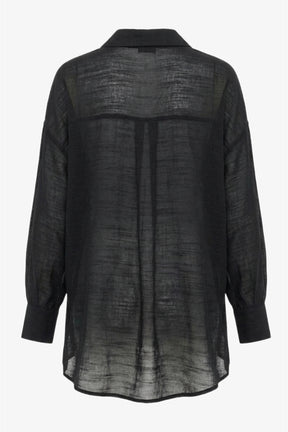 Sheer High-Low Shirt