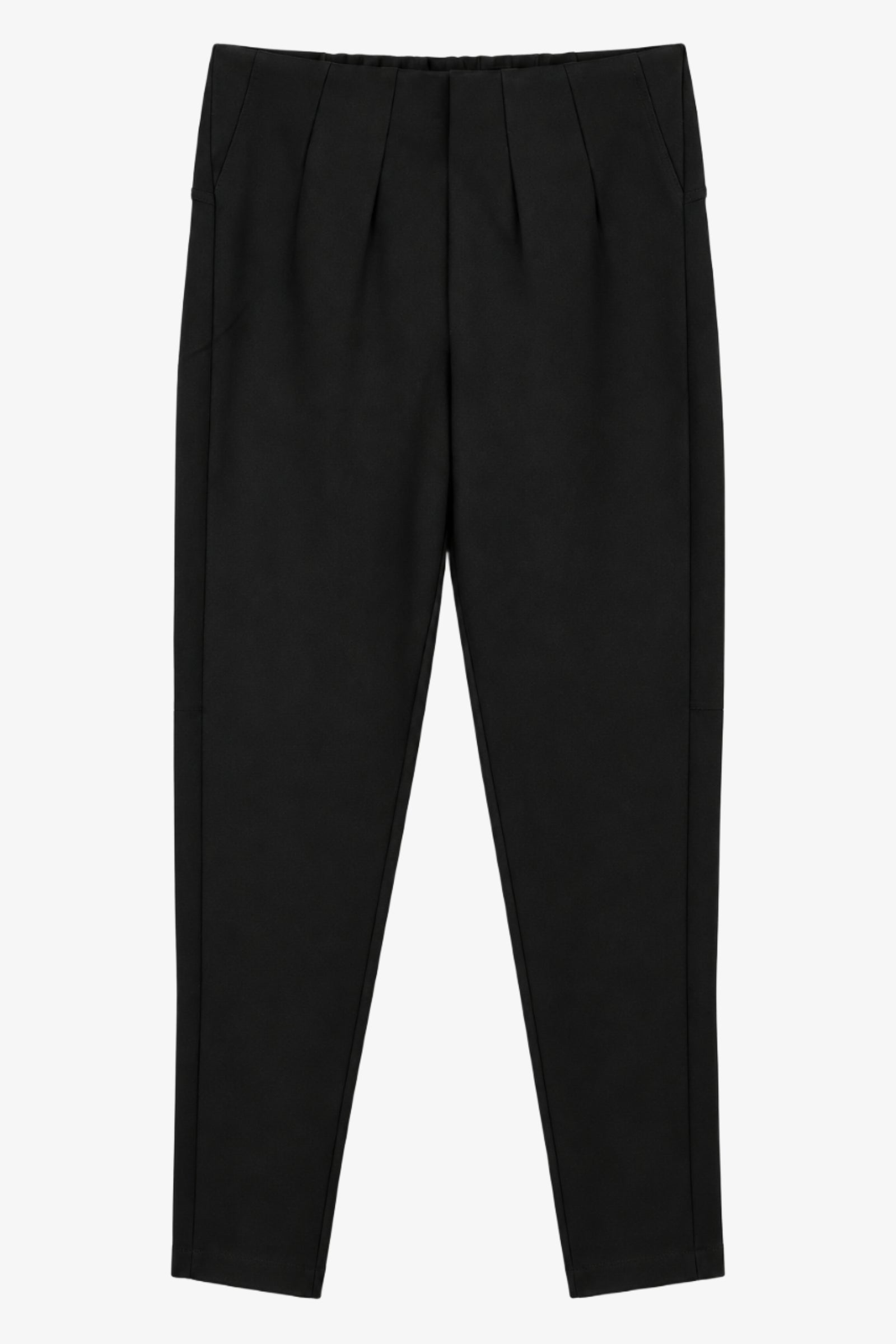 High-Waisted Pleated Pants