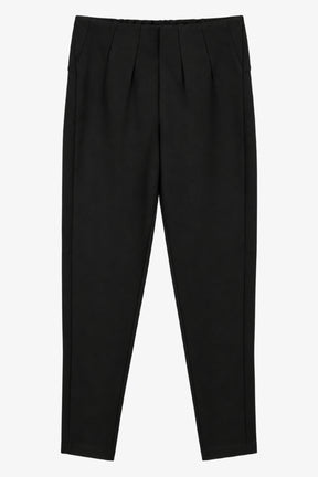 High-Waisted Pleated Pants