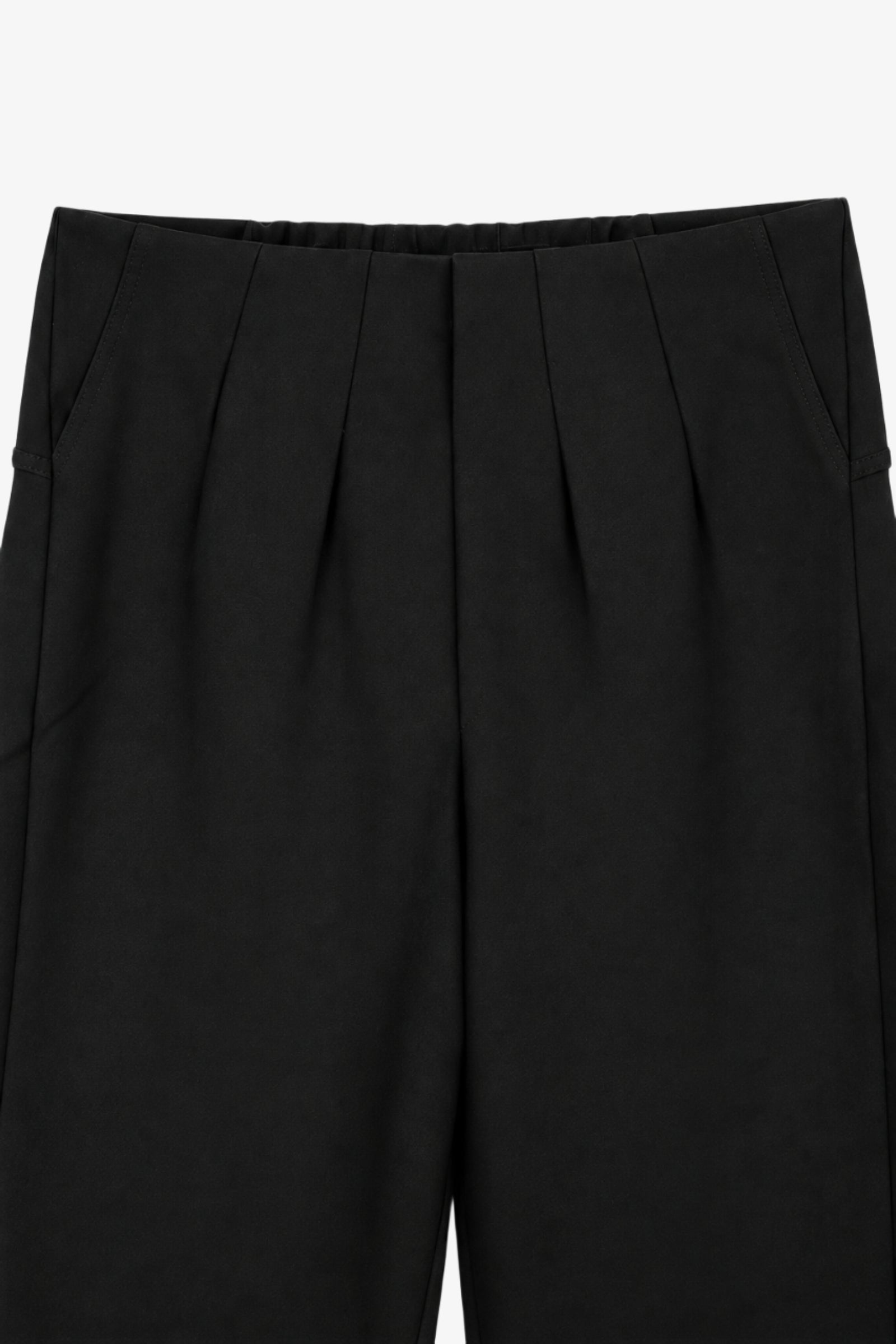 High-Waisted Pleated Pants