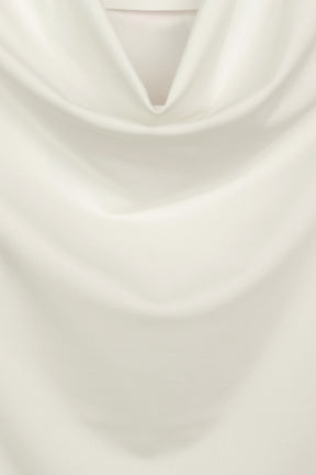 Sleeveless Cowl-Neck Top