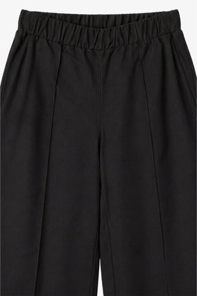 Pintuck Wide-Leg Pants