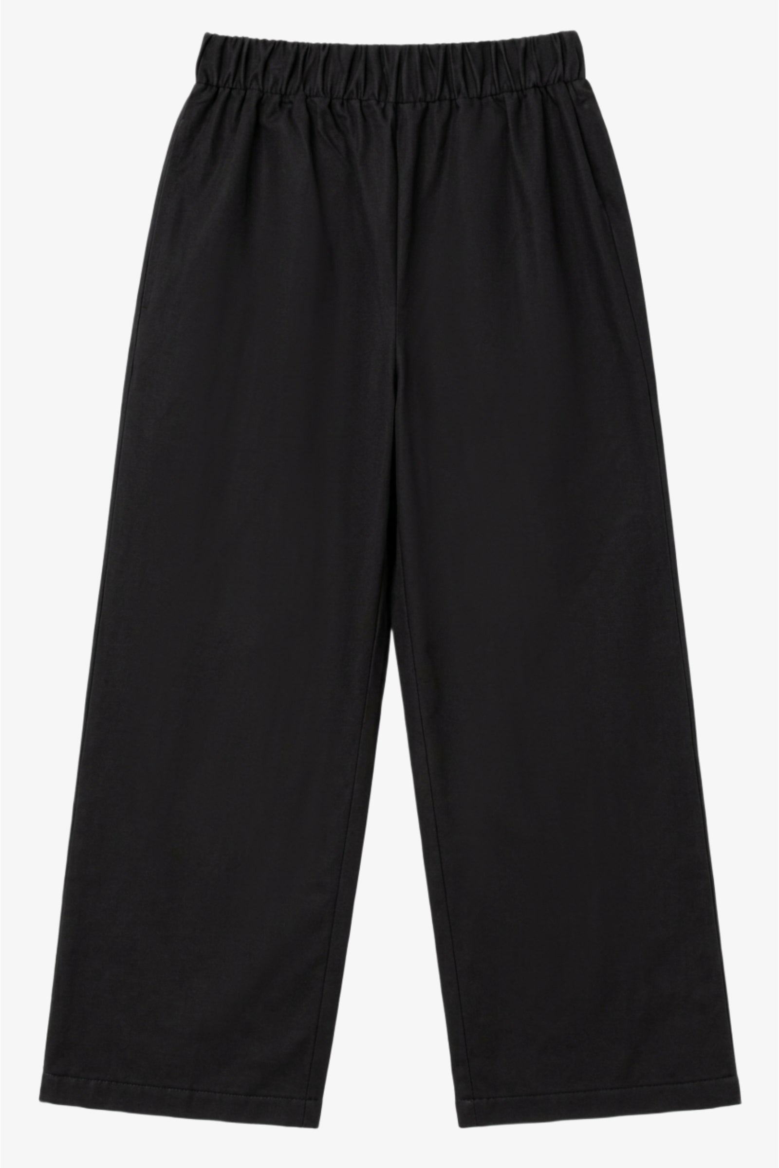 Pintuck Wide-Leg Pants