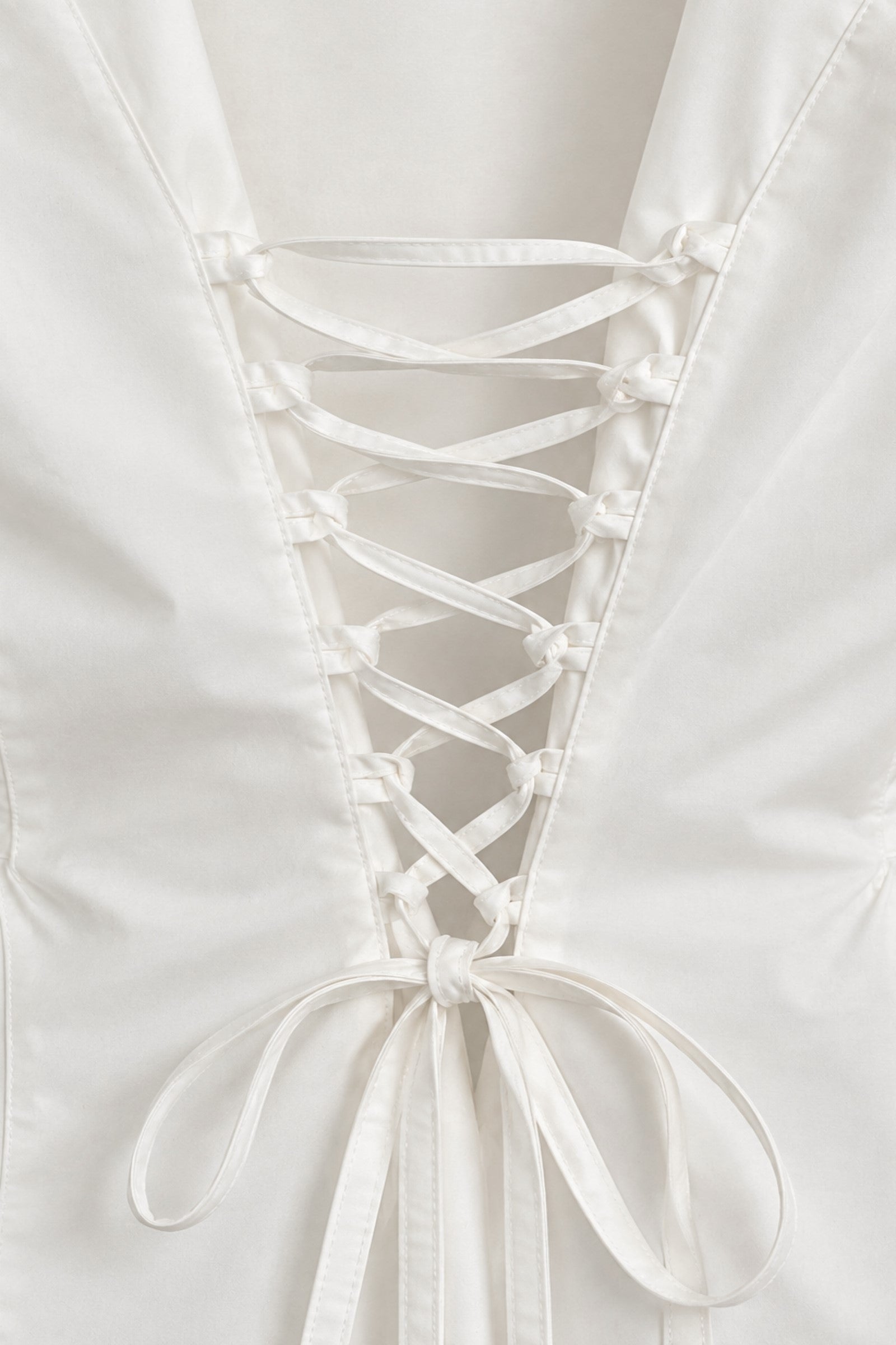 Lace-Up Back Shirt