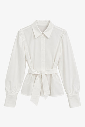 Lace-Up Back Shirt