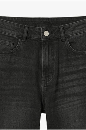 Straight-Leg Denim Pants