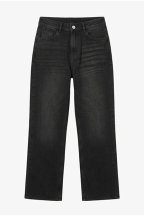 Straight-Leg Denim Pants